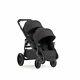 Baby Jogger City Select Lux Tandem Twin Double Stroller With 2nd Seat, Granite
