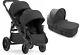 Baby Jogger City Select Lux Twin Double Stroller Granite With Second Seat Bassinet