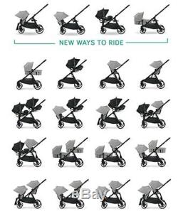 Baby Jogger City Select Lux Twin Double Stroller Port with Second Seat & Bassinet