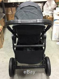 Baby Jogger City Select Lux Twin Tandem Double Stroller with Second Seat Granite