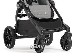 Baby Jogger City Select Lux Twin Tandem Double Stroller with Second Seat Indigo