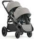 Baby Jogger City Select Lux Twin Tandem Double Stroller With Second Seat Slate