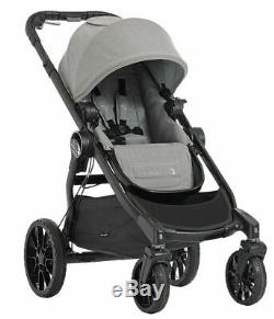 Baby Jogger City Select Lux Twin Tandem Double Stroller with Second Seat Slate NEW
