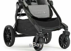 Baby Jogger City Select Lux Twin Tandem Double Stroller with Second Seat Slate NEW