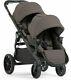 Baby Jogger City Select Lux Twin Tandem Double Stroller With Second Seat Taupe