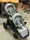 Baby Jogger City Select Lux Twin Tandem Double Stroller With Second Seat In Slate