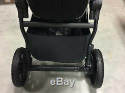Baby Jogger City Select Lux Twin Tandem Double Stroller with Second Seat in Slate