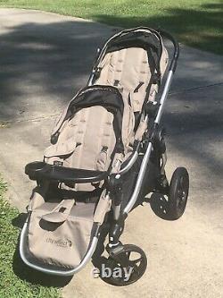 Baby Jogger City Select Quartz Double Twin Stroller With Second Seat-Used 5 Times