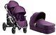 Baby Jogger City Select Twin Double Stroller Amethyst W Second Seat & Bassinet