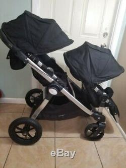Baby Jogger City Select Twin Double Stroller, Black
