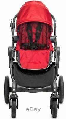 Baby Jogger City Select Twin Double Stroller Lagoon w Second Seat Bassinet