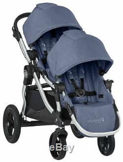 Baby Jogger City Select Twin Double Stroller Moonlight with Second Seat Bassinet
