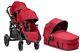 Baby Jogger City Select Twin Double Stroller Red With Second Seat & Bassinet New
