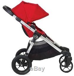 Baby Jogger City Select Twin Double Stroller Slate w Second Seat & Bassinet 2019