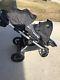 Baby Jogger City Select Twin Tandem Double Stroller Black