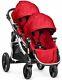 Baby Jogger City Select Twin Tandem Double Stroller Ruby W Second Seat New
