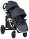Baby Jogger City Select Twin Tandem Double Stroller With Second Seat Carbon