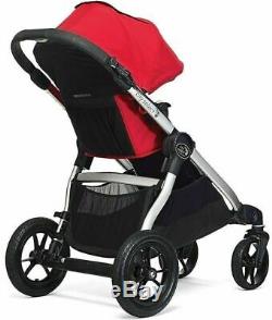 Baby Jogger City Select Twin Tandem Double Stroller with Second Seat Carbon