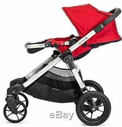 Baby Jogger City Select Twin Tandem Double Stroller with Second Seat Carbon