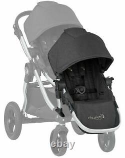 Baby Jogger City Select Twin Tandem Double Stroller with Second Seat Jet