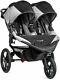 Baby Jogger Double Stroller Summit X3 Twin Infant Jogging Buggy Gray/black