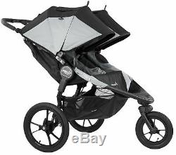Baby Jogger Summit X3 Twin Double All Terrain Jogging Stroller Black / Gray NEW