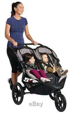 Baby Jogger Summit X3 Twin Double All Terrain Jogging Stroller Green / Gray NEW