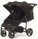 Baby Monsters Easy Twin 2.0 Double Stroller In Black Brand New Free Ship
