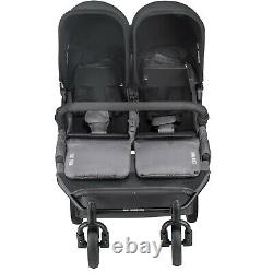 Baby Monsters Easy Twin 3.0S Double Stroller in Black New