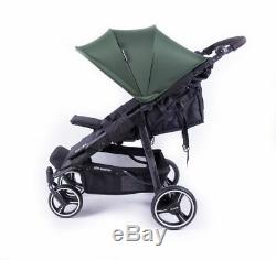 Baby Monsters Easy Twin 3.0 Double Stroller in Heather Grey Free Shipping