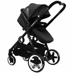 Baby Pram System & In Line Tandem Lightweight + Second Seat + Raincover
