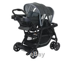 Baby Stroller Double seat, pushchair travel buggy, twin pram system, folding new