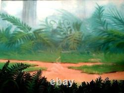 Baby T-rex, Land Before Time II Bluth Studios Key Production Setup, New, Framed