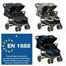 Baby Tandem Double Stroller Twin Pushchair Pram Buggy Travel Different Designs