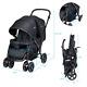 Baby Toddler Double Stroller Foldable Lightweight Stroller Infant Pushchair