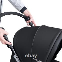 Baby Toddler Double Stroller Foldable Lightweight Stroller Infant Pushchair