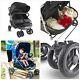 Baby Toddler Scooter Double Twin Stroller Jogger Walking Run Child Push Cart