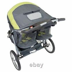 Baby Trend Double Baby Jogging Stroller Toddler Infant Twin Buggy -New