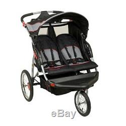 Baby Trend Double Jogger Combo Stroller & Twins Playard with Removable Bassinet