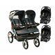 Baby Trend Double Jogging Stroller With Two Infant Car Seats Travel Combo Twins