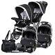 Baby Trend Double Stroller With 2 Car Seats Bag Newborn Twins Deluxe Combo Set