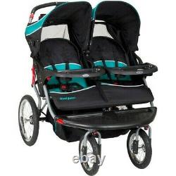 Baby Trend Navigator Double Jogging Stroller Tropic Baby Twin Jogger-NEWOPEN BOX