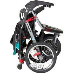 Baby Trend Navigator Twin Double Jogging Stroller Tropic Padded Front NEW