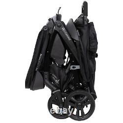 Baby Trend Sit N' Stand Double Stroller 2.0 DLX with5 Point Safety Harness, Stormy