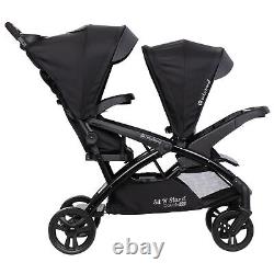 Baby Trend Sit N' Stand Double Stroller with EZ-Lift Car Seat (2 Pack), Stormy