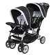 Baby Trend Sit-n-stand Twin Tandem 2-seat Double Stroller, Stormy (open Box)