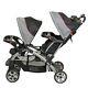 Baby Trend Sit And Stand Double Stroller For Twins 2 Trays With Cup Holders Kids