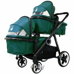 Baby Twin Unisex Me to You Pram System & In Line Tandem System 2nd Seat Boy Girl