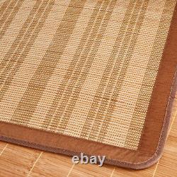 Bamboo Mat Double Faces Folding Mat For Bed Cool Feeling Foldable Rattan Mat New