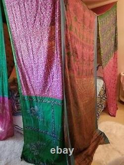 Bed Canopy Queen /King/Twin in Stock Curtains Bohemian Hippie Boho Decor India
